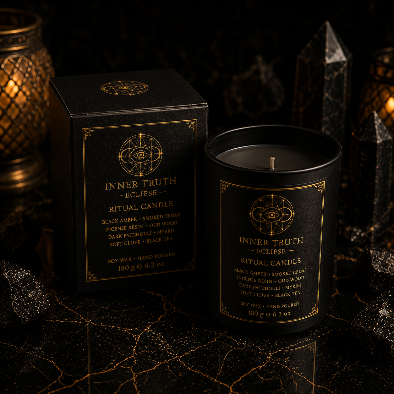 INNER TRUTH — Eclipse Ritual Candle